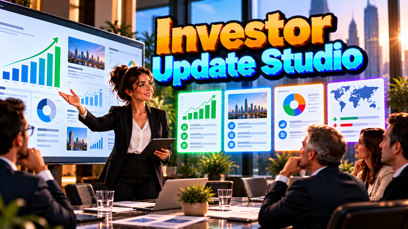 Investor Update Studio — Communicate Progress Clearly preview