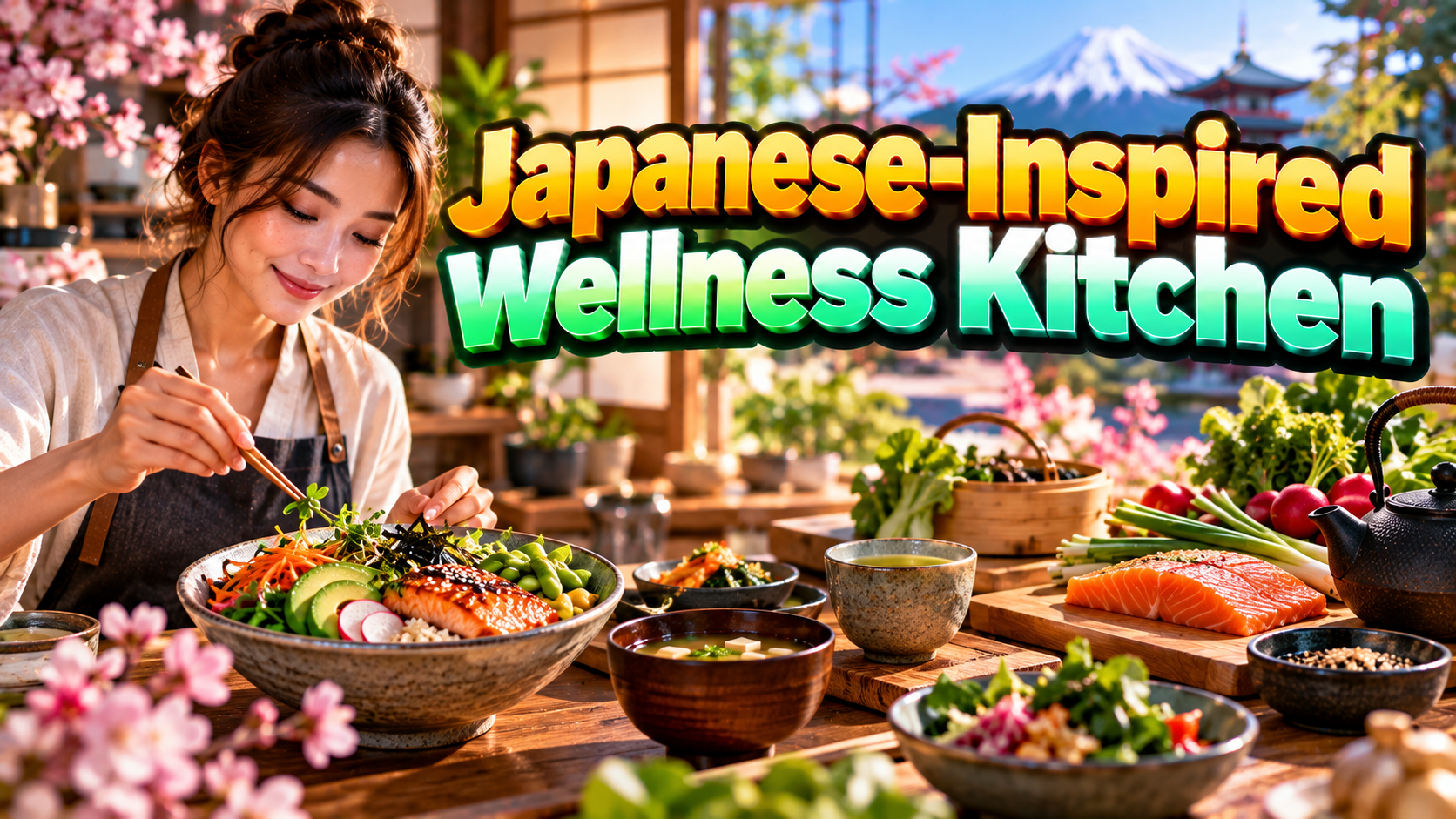 Japanese-Inspired Wellness Kitchen — Balanced Personalized preview
