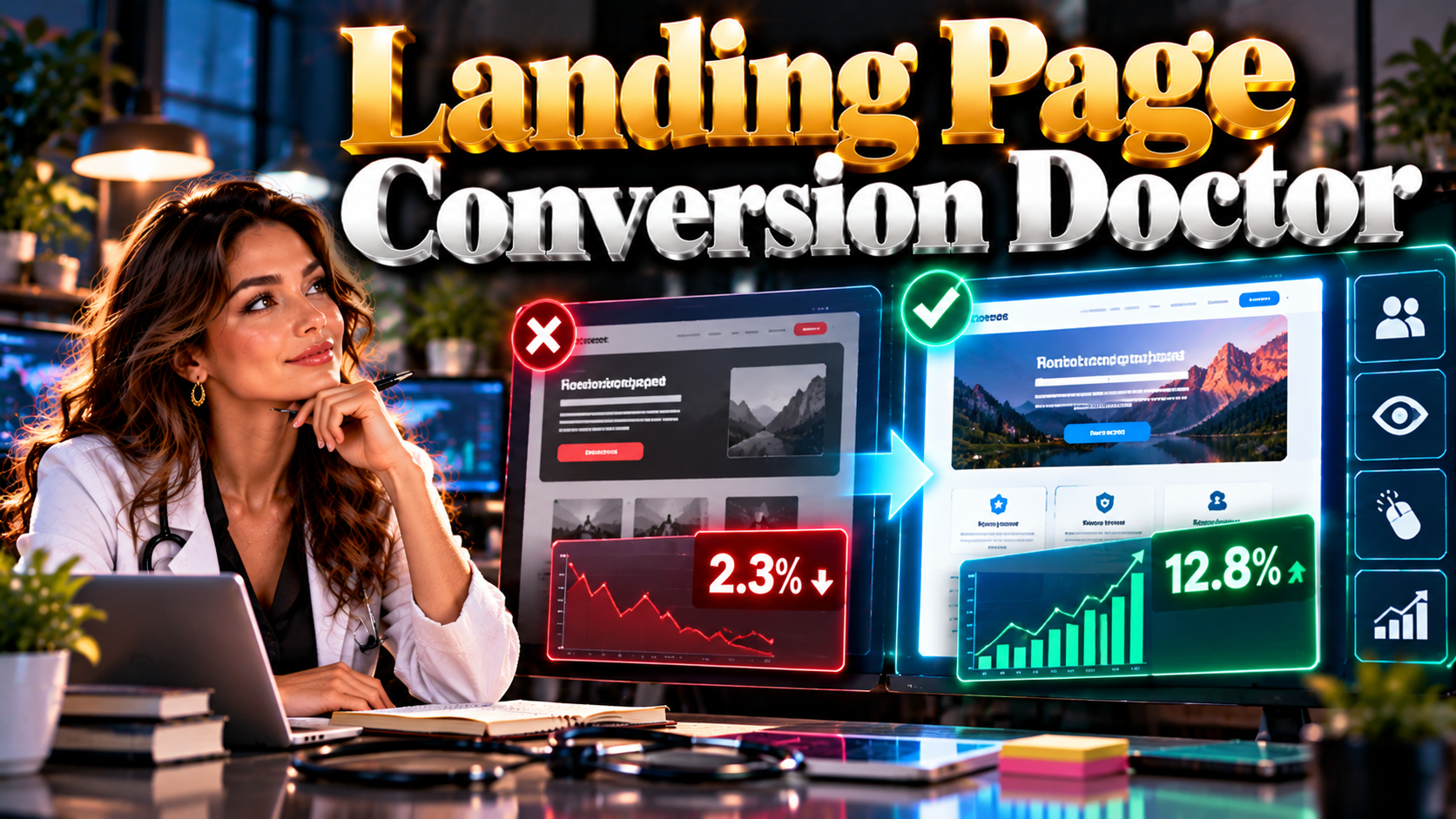 Landing Page Conversion Doctor — Messaging, Proof, Friction preview