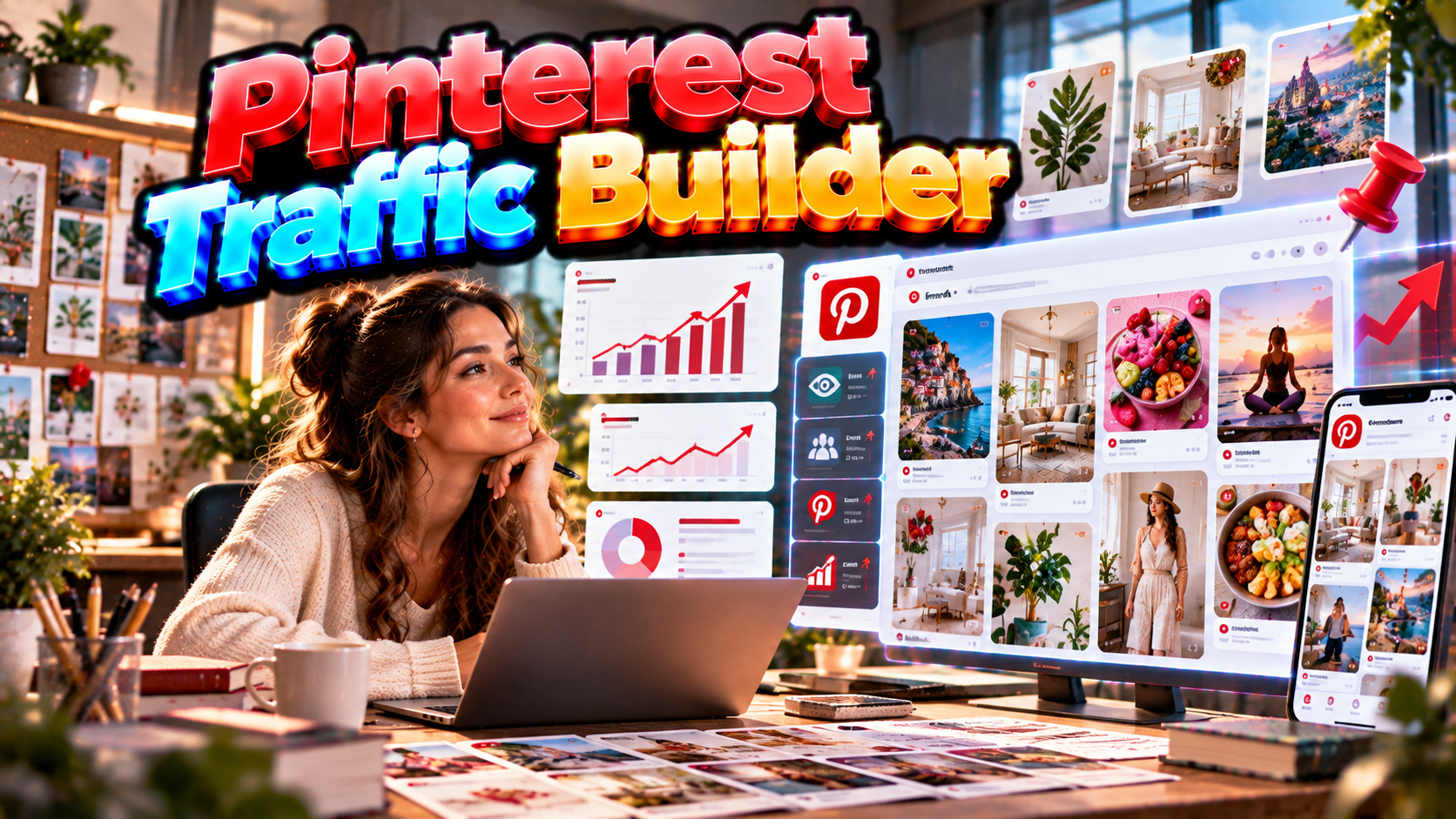 Pinterest Traffic Builder preview
