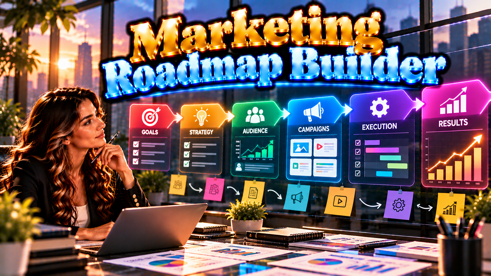 Marketing Roadmap Builder preview