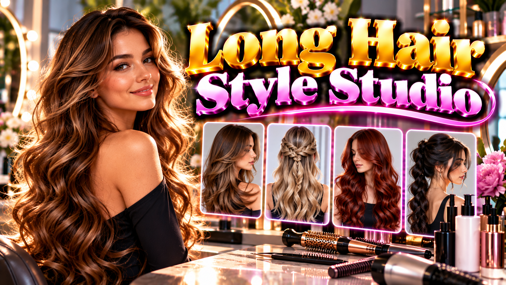Long Hair Style Studio preview