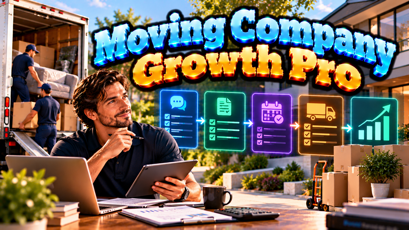 Moving Company Growth Pro preview