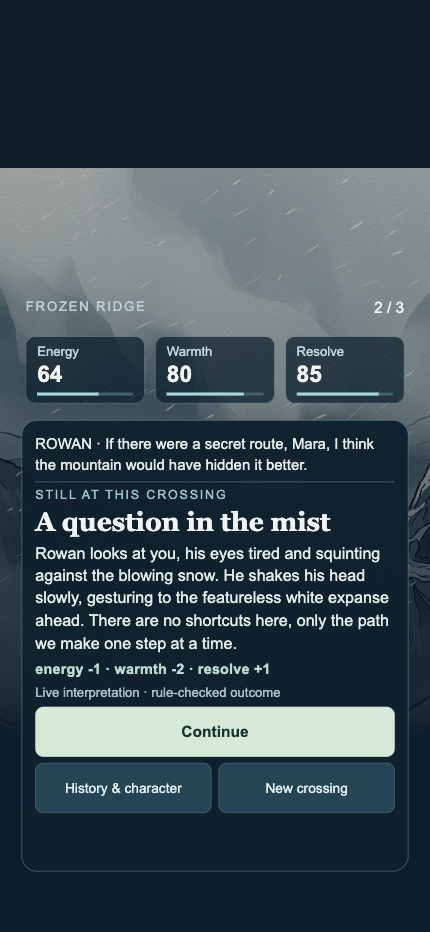 Free-Text Game Actions & Settlement screenshot 5