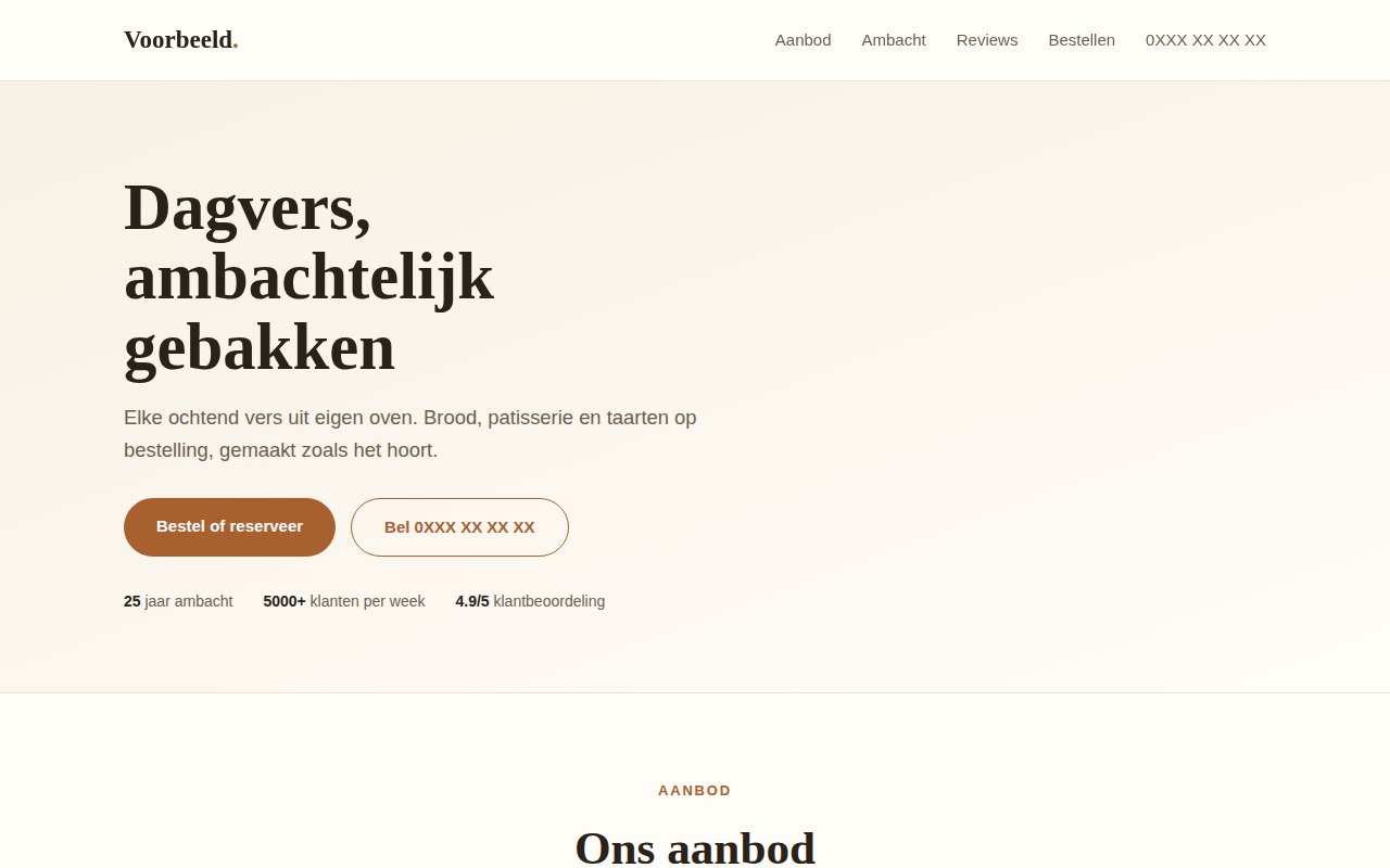 nex-bakery-retail-template screenshot 1