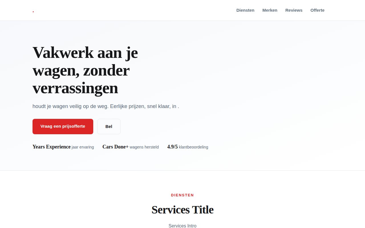 nex-automotive-garage-template screenshot 1