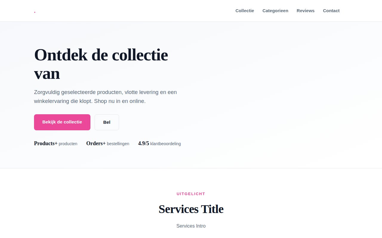 nex-ecommerce-retail-template screenshot 1