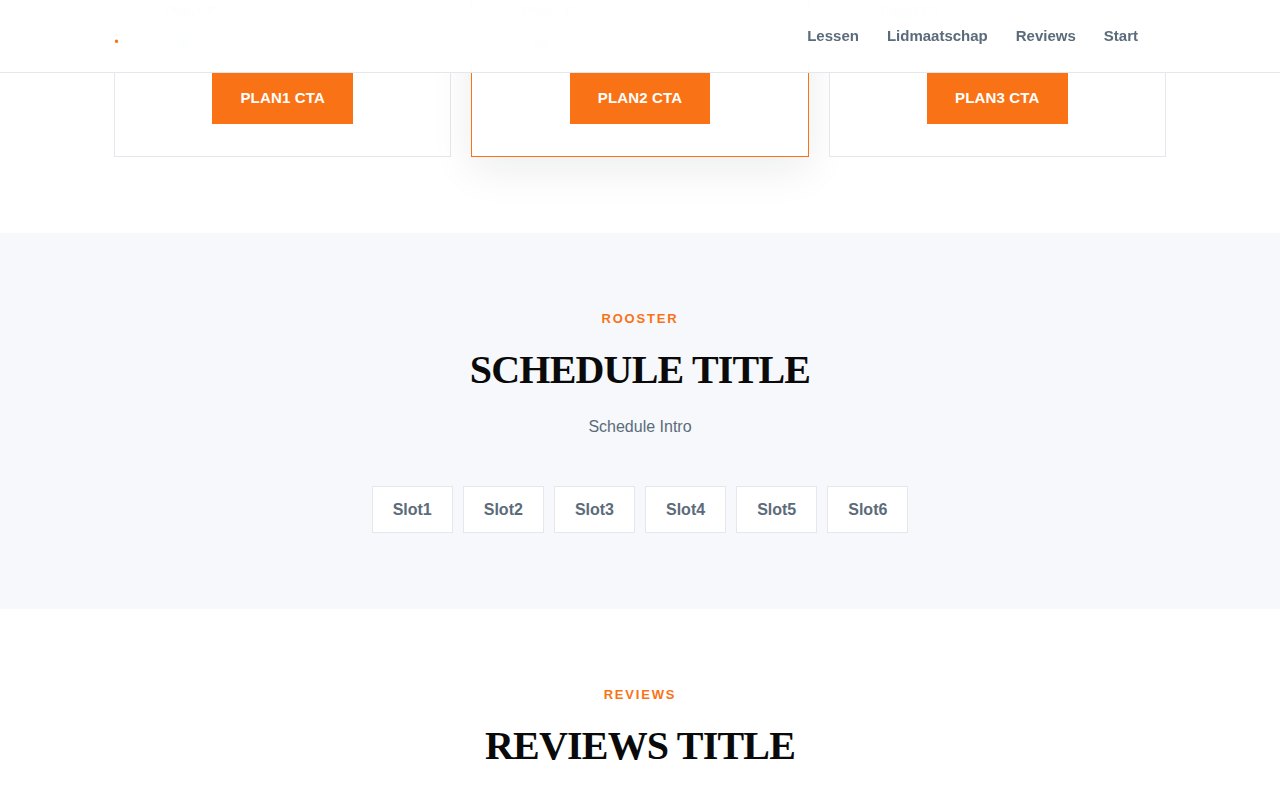 nex-fitness-studio-template screenshot 2