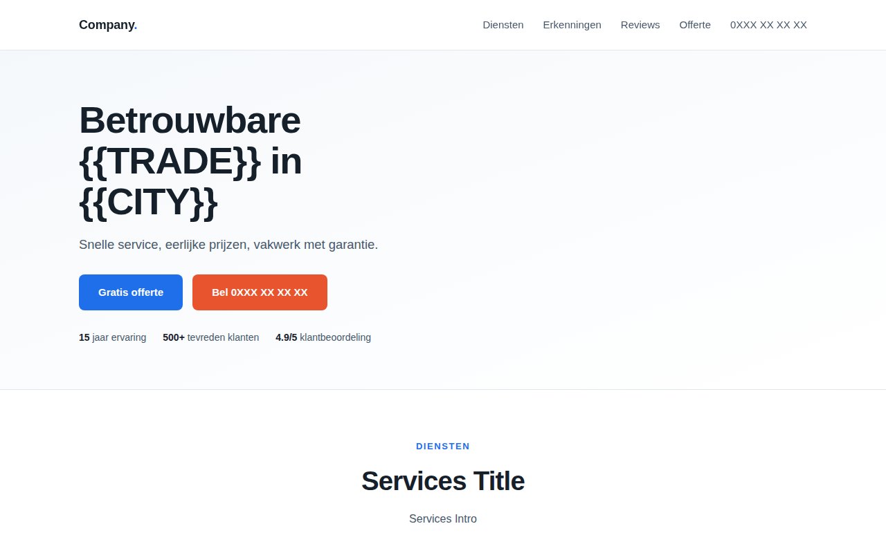 nex-hvac-electrical-template screenshot 1