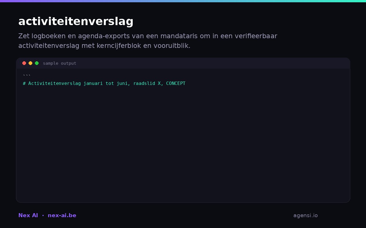 activiteitenverslag preview