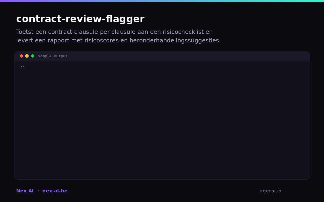 Contract Review Flagger preview