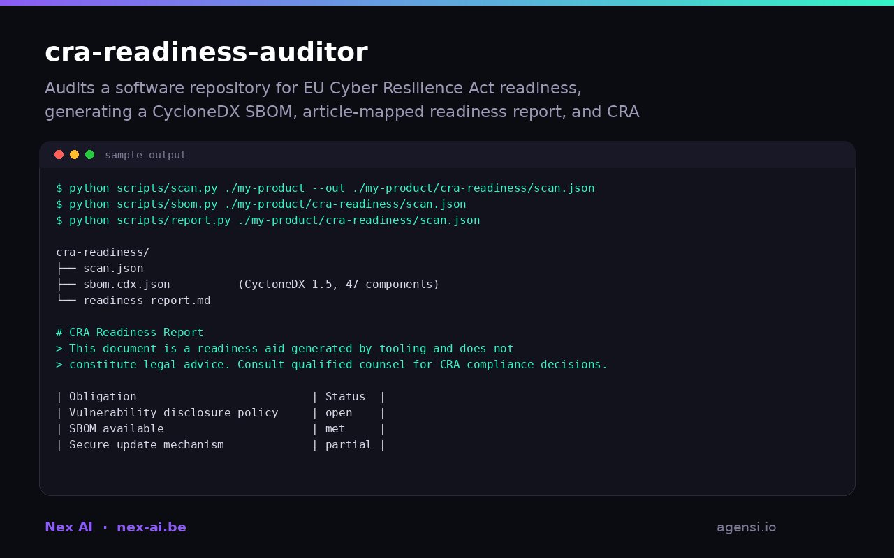 Cra Readiness Auditor preview