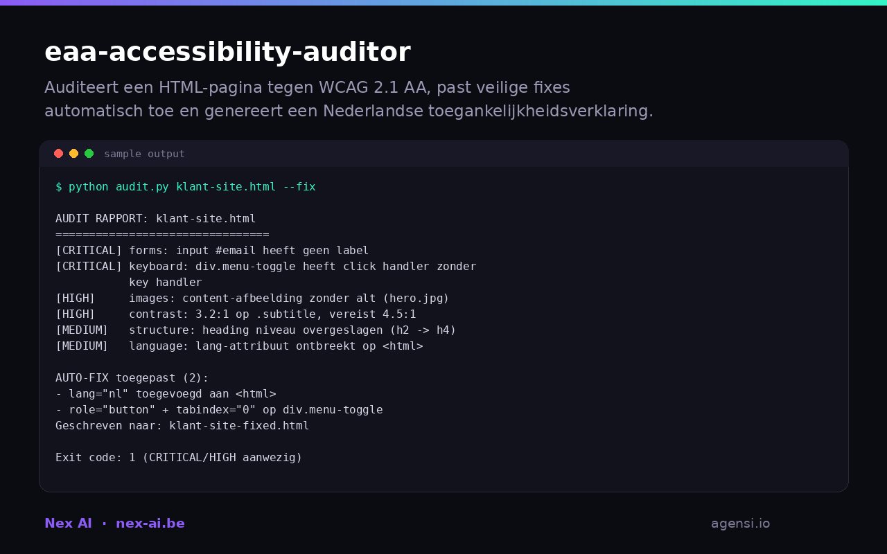 Eaa Accessibility Auditor preview