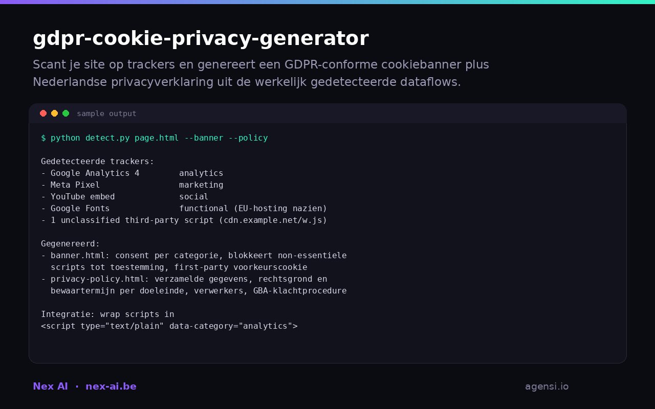 Gdpr Cookie Privacy Generator preview