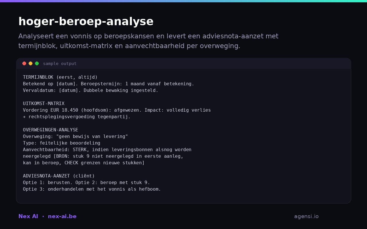 Hoger Beroep Analyse preview