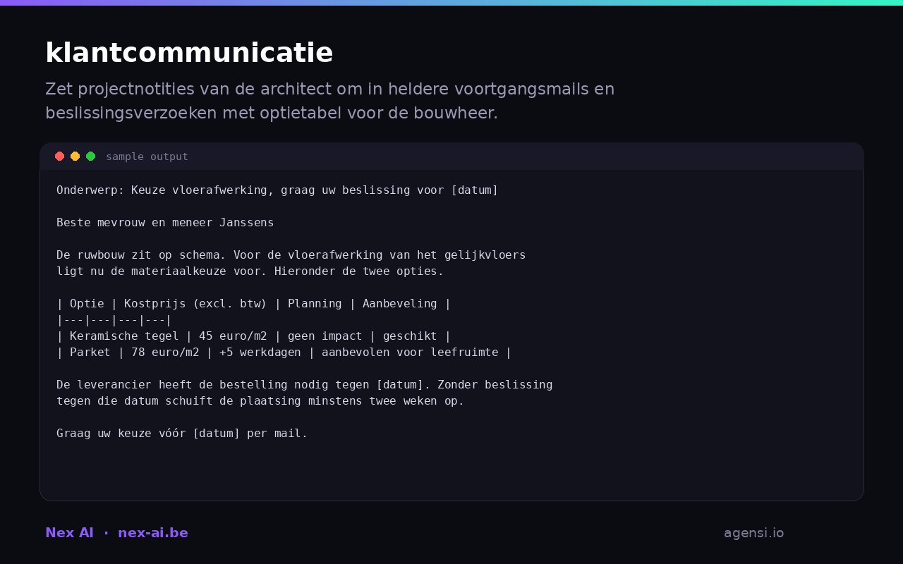 klantcommunicatie preview