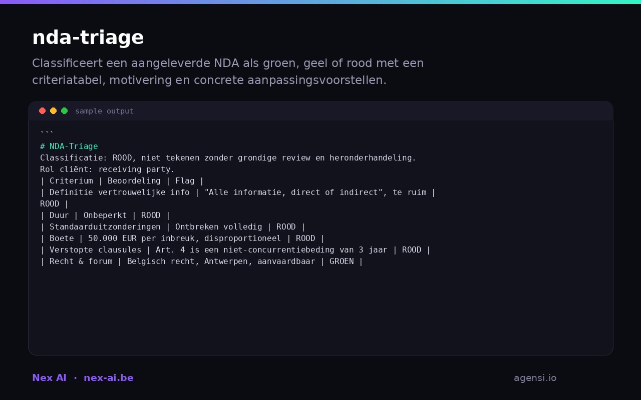 Nda Triage preview