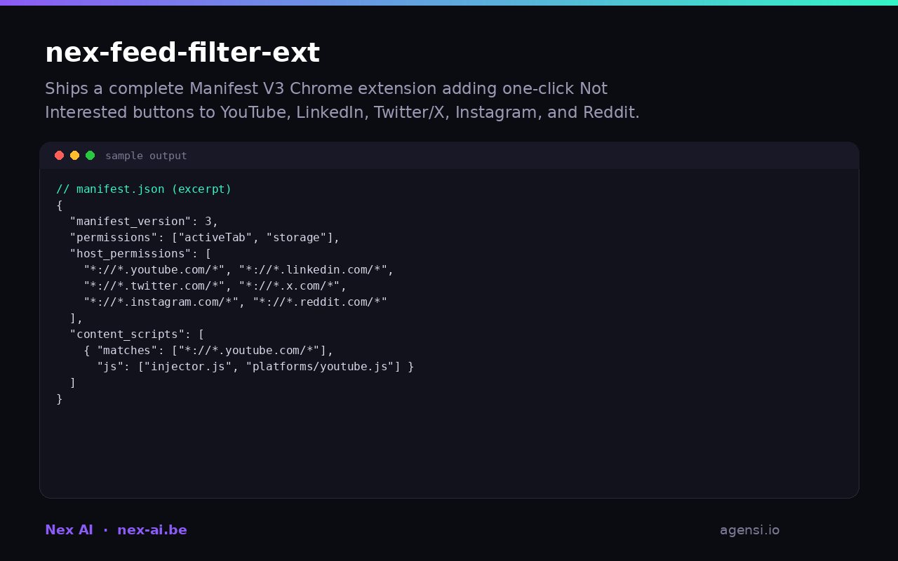 Nex Feed Filter Ext preview