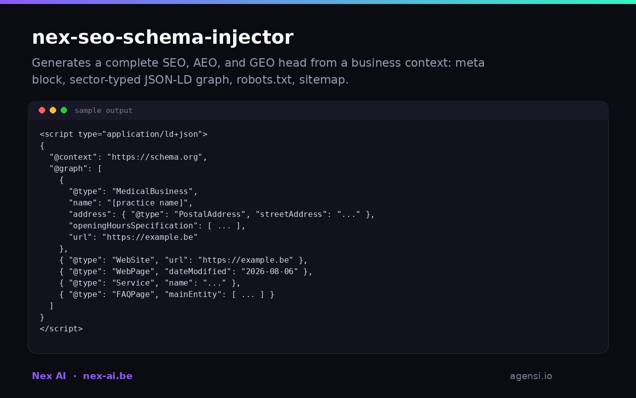 Nex Seo Schema Injector preview