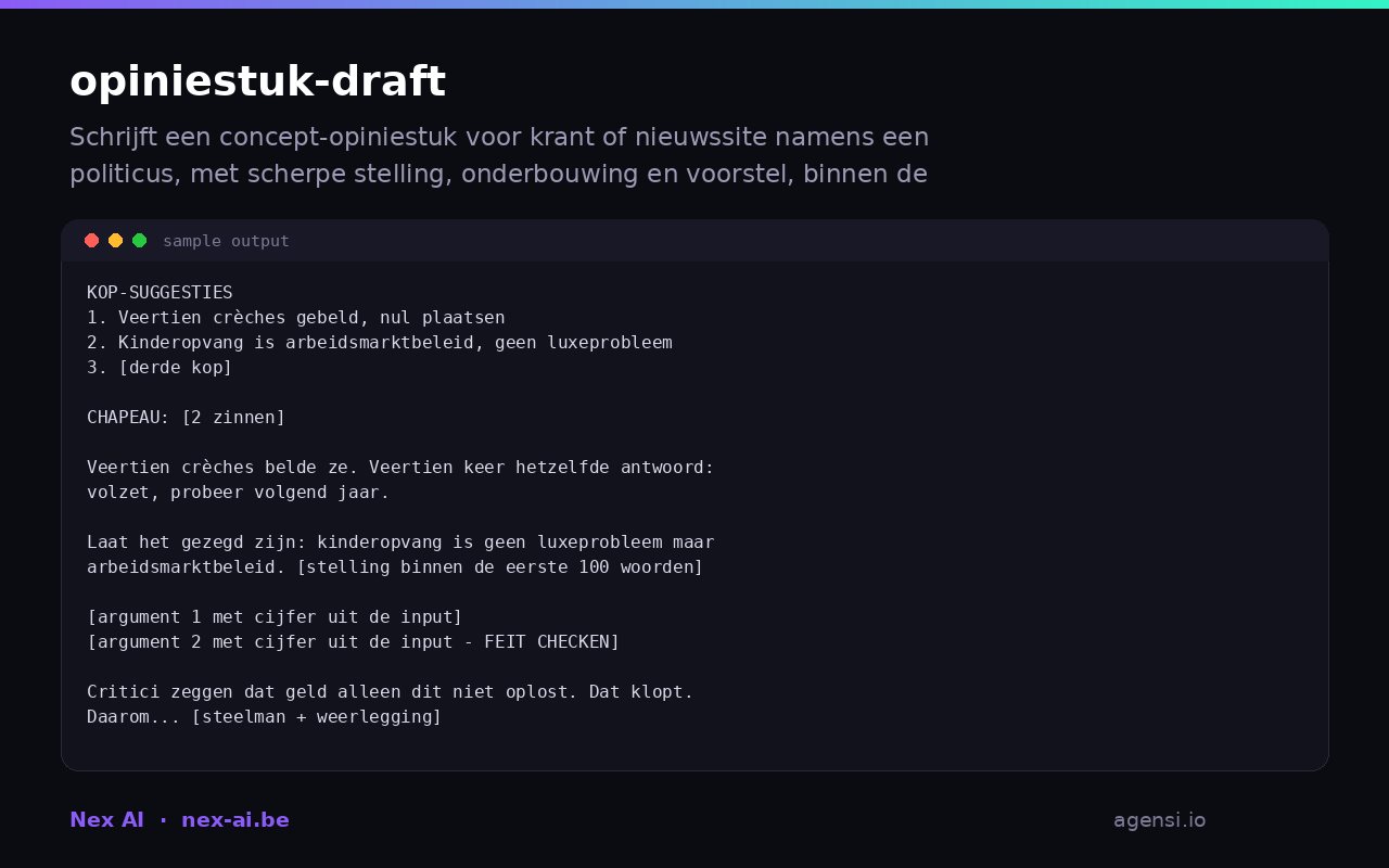 Opiniestuk Draft preview