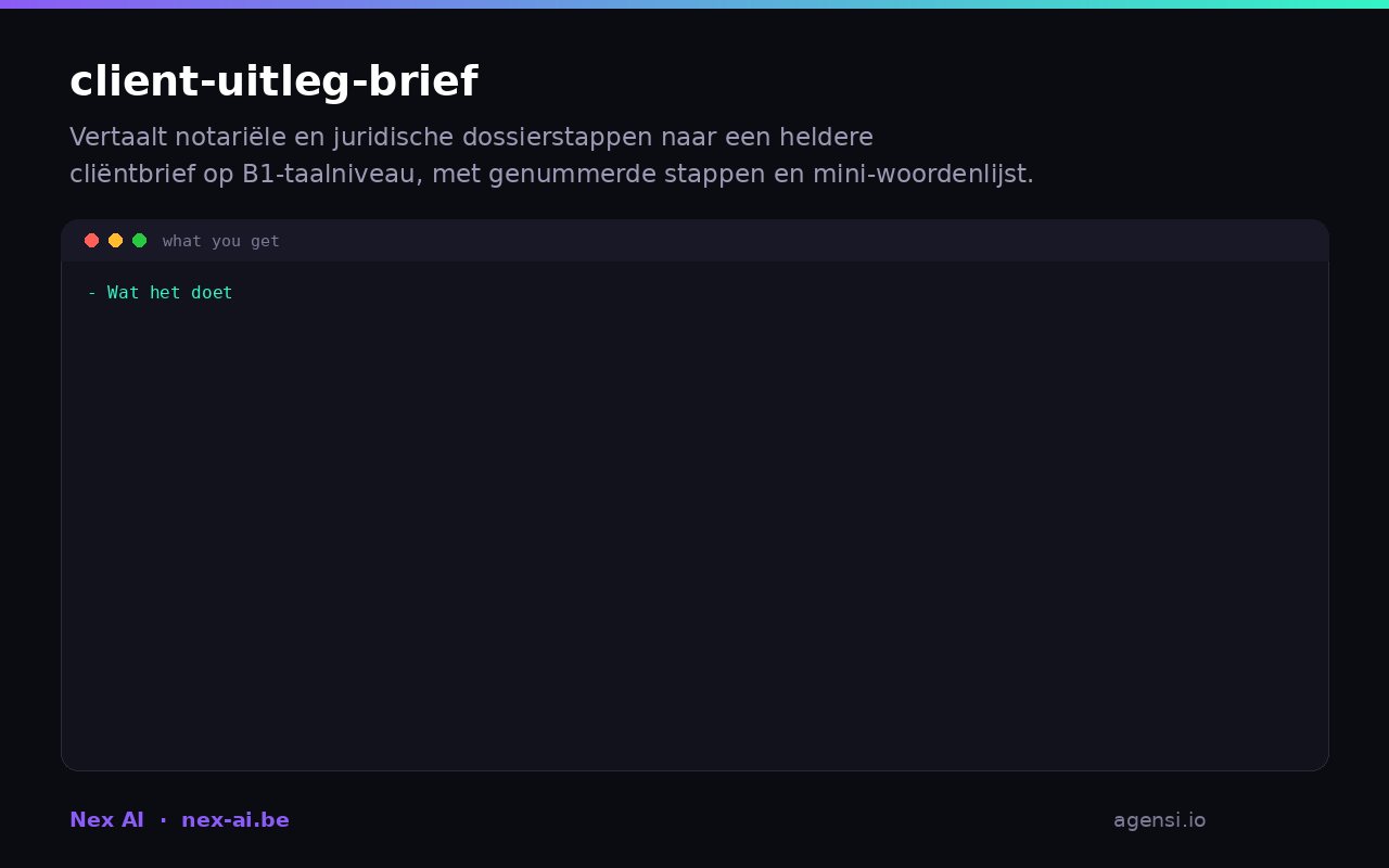 Client Uitleg Brief preview