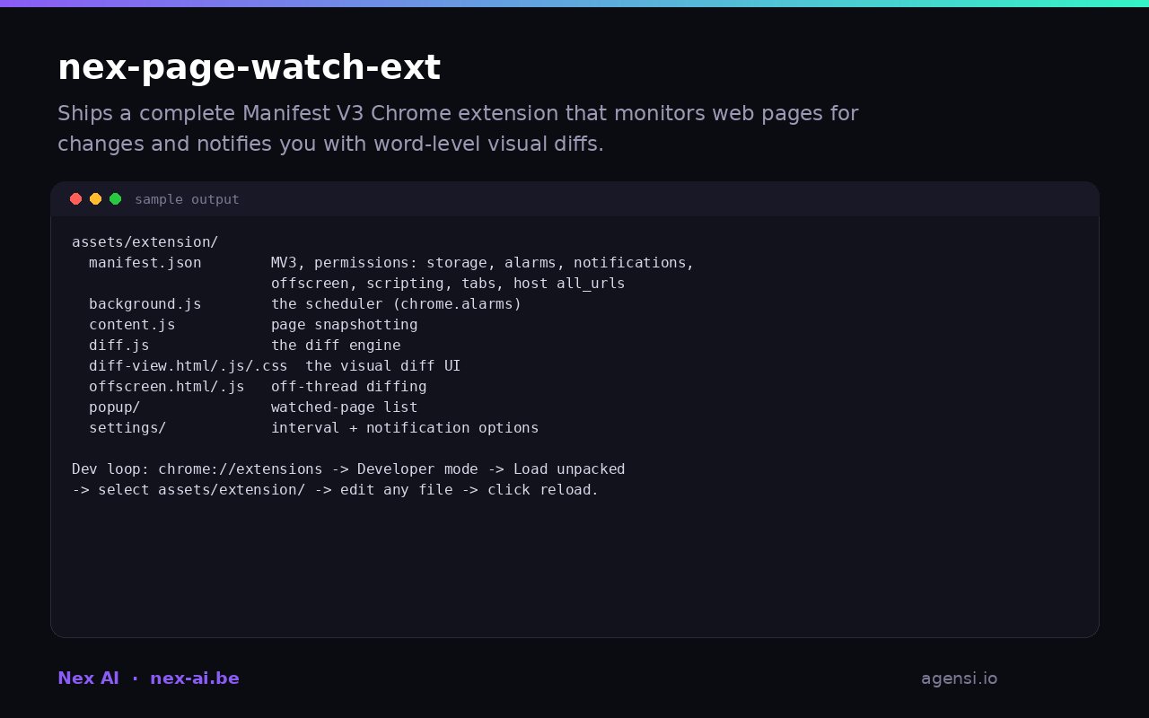 Nex Page Watch preview