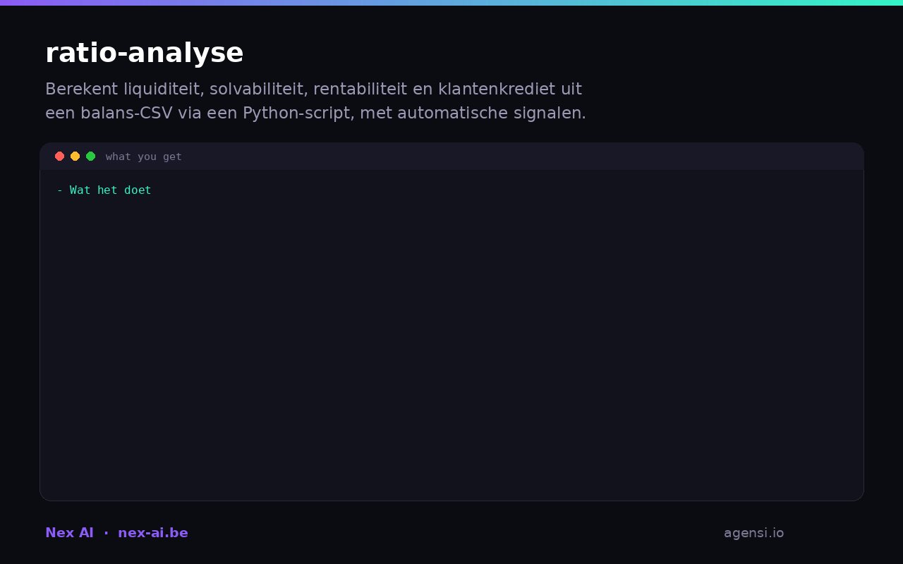 Ratio Analyse preview