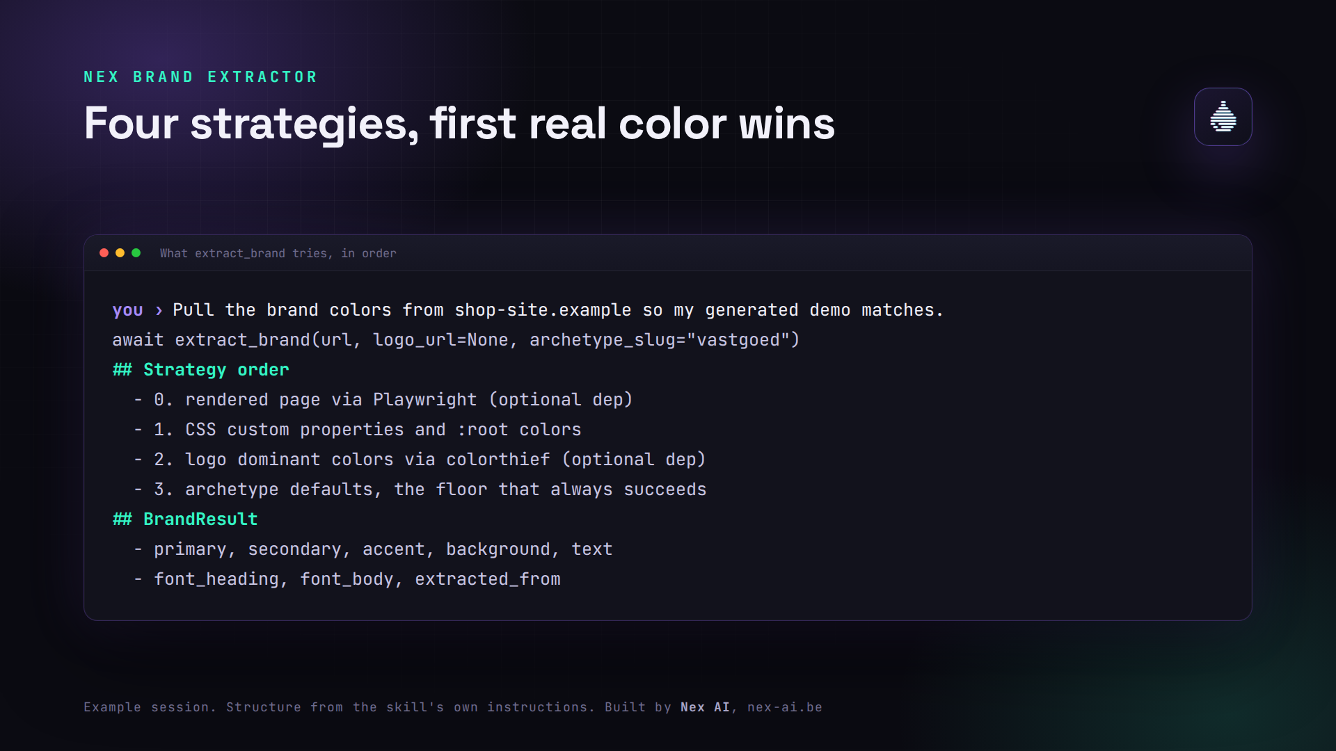 nex-brand-extractor screenshot 2