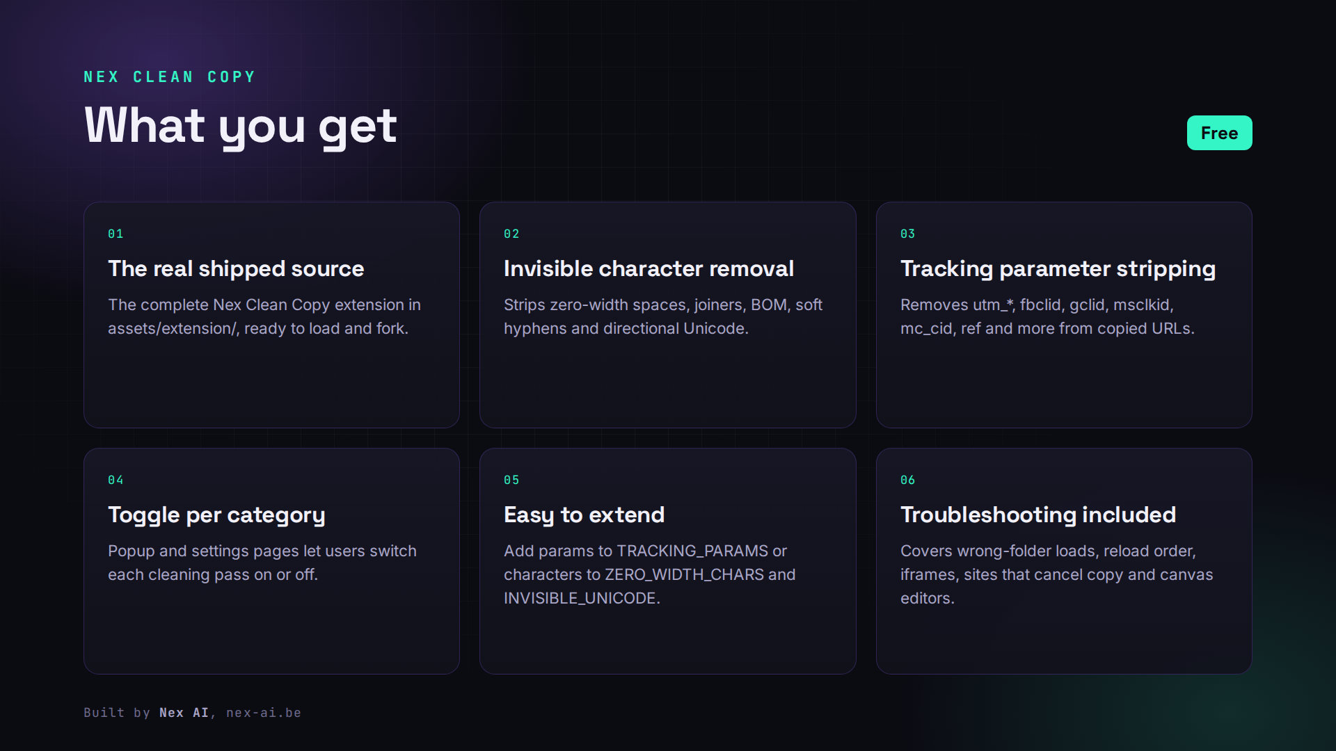 nex-clean-copy-ext screenshot 4