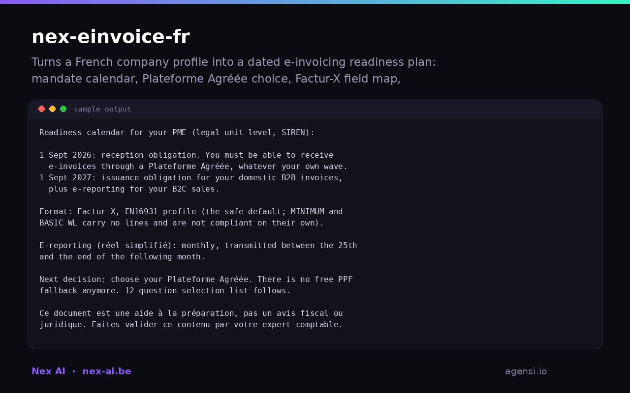 Nex Einvoice fr preview