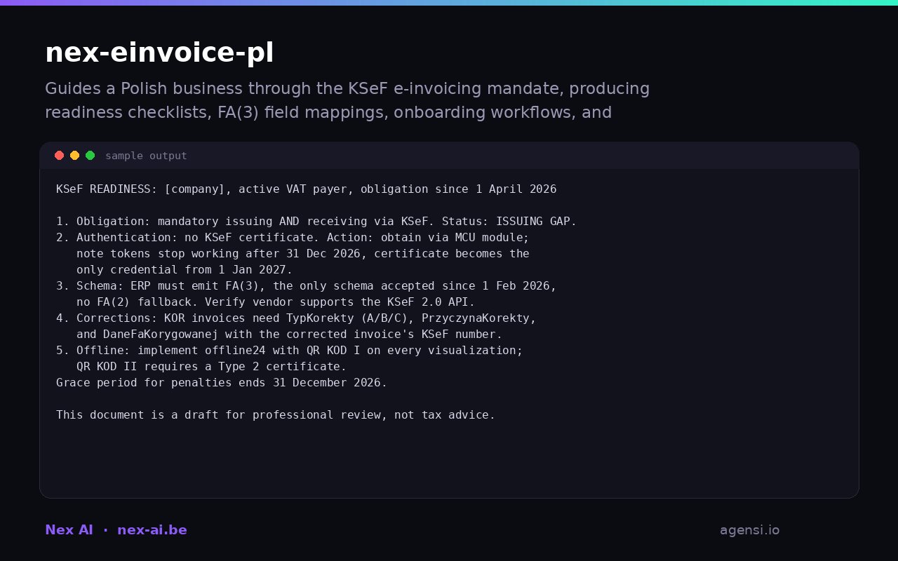 Nex Einvoice pl preview