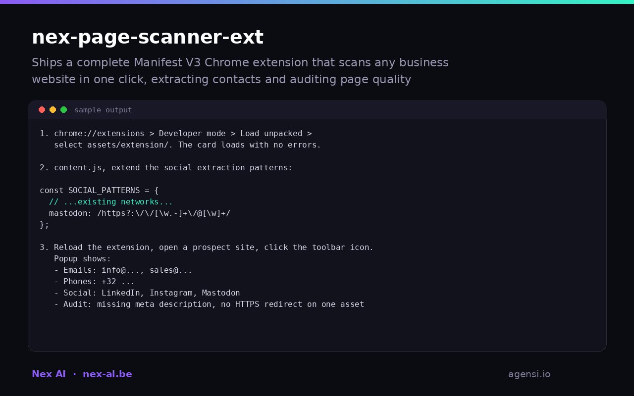 Nex Page Scanner Ext preview