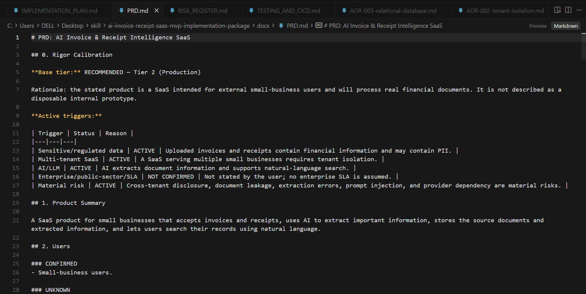 Idea to Implementation Planner screenshot 4