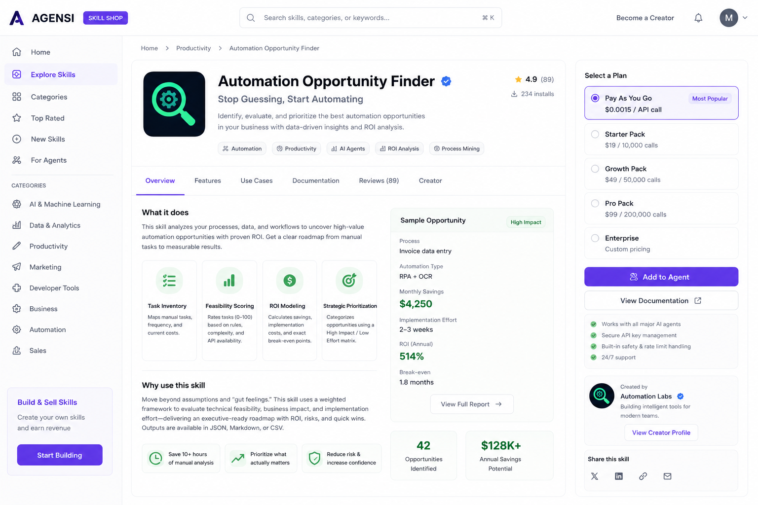 ⚙️ Automation Opportunity Finder preview