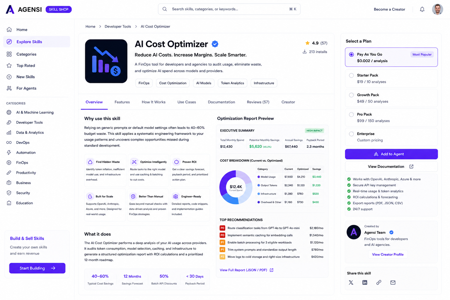 💰 AI Cost Optimizer preview