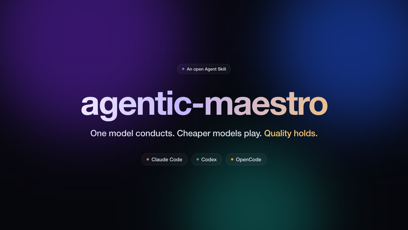 Agentic Maestro preview