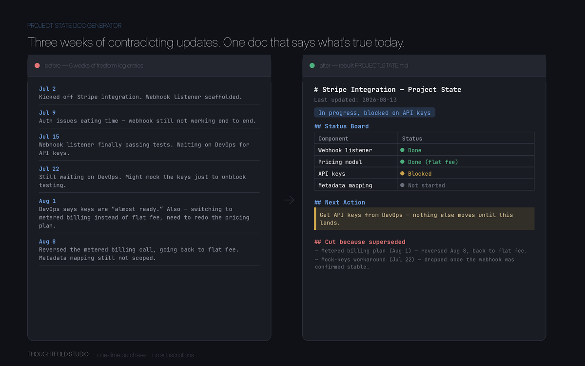 Project State Doc Generator screenshot 2