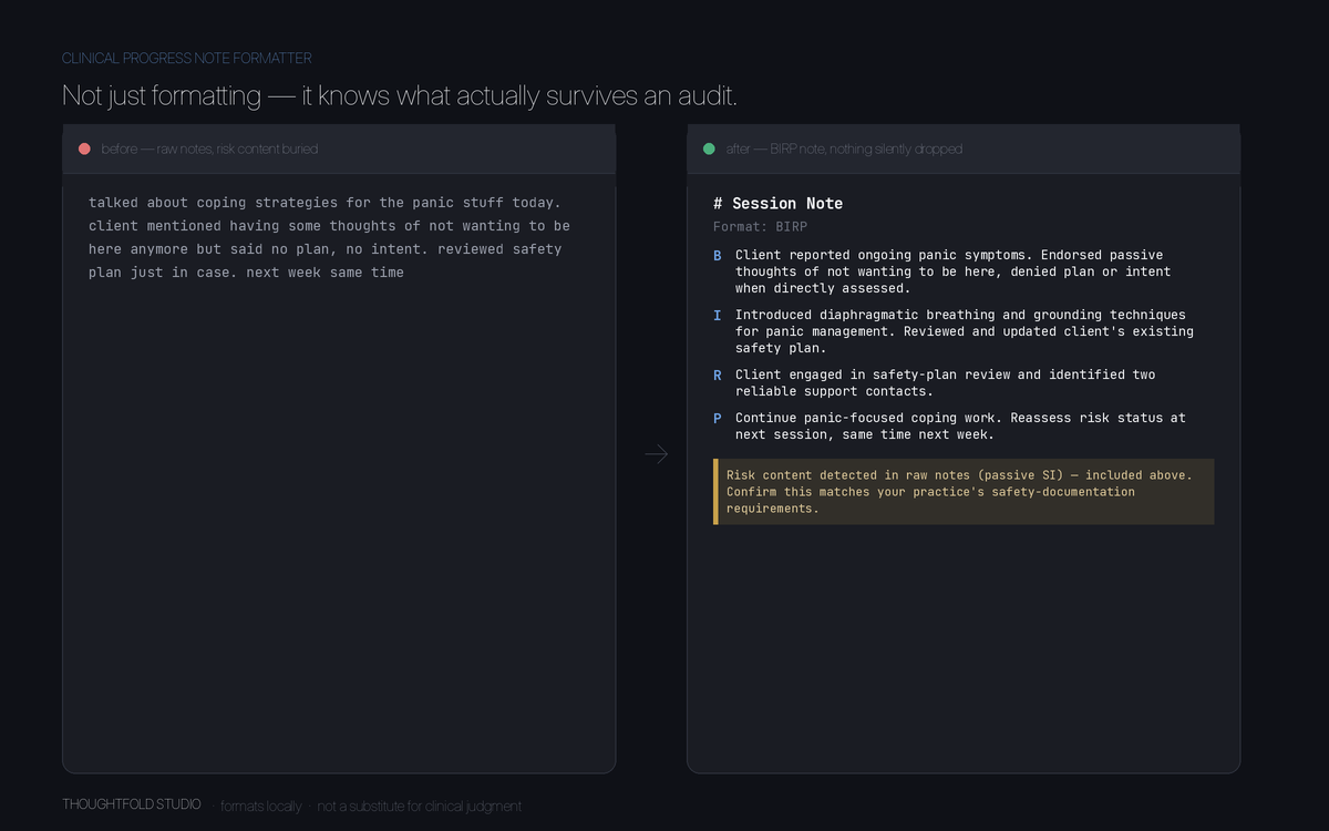 Clinical Progress Note Formatter screenshot 2