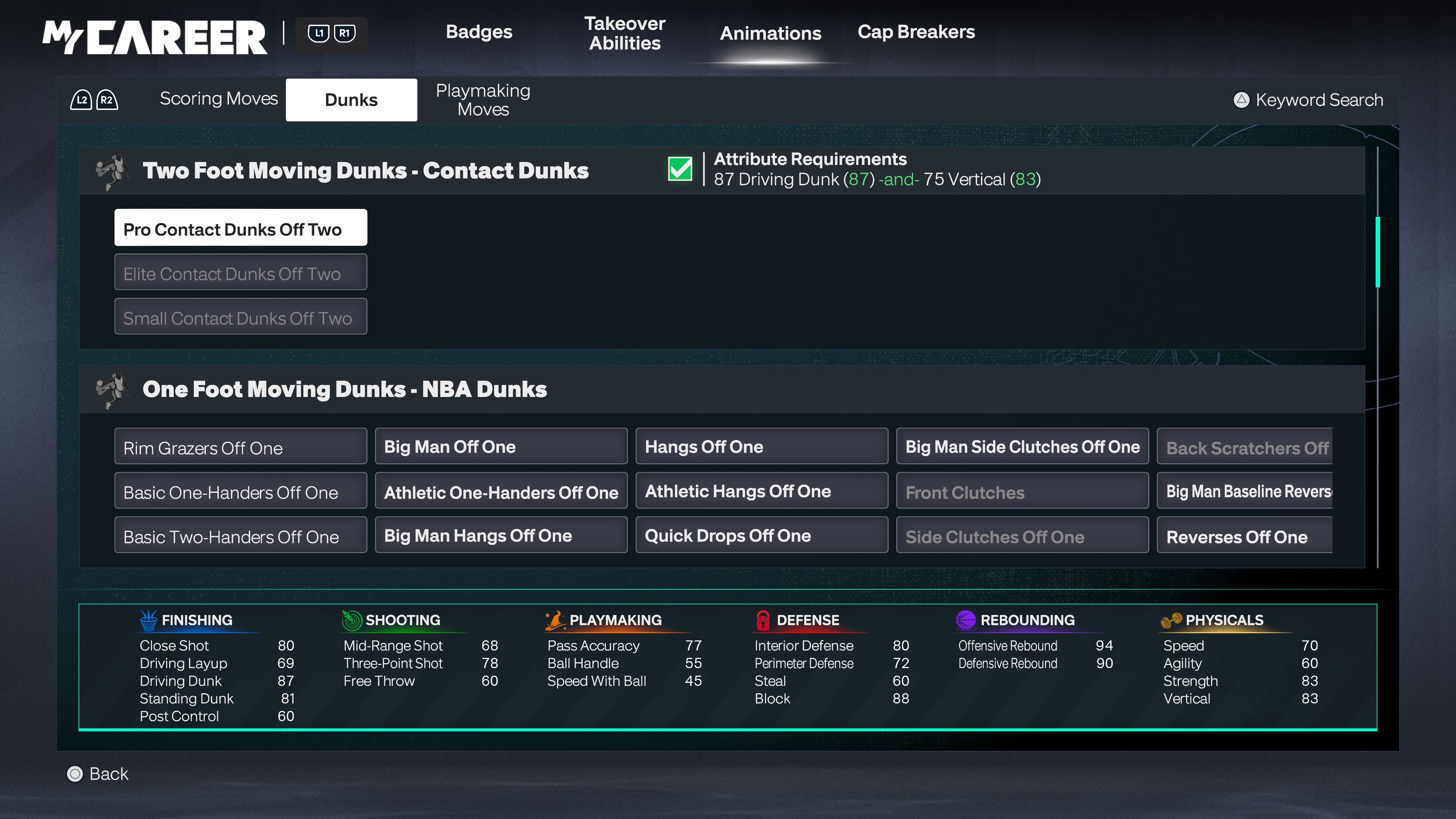 NBA2K Player Builder screenshot 2