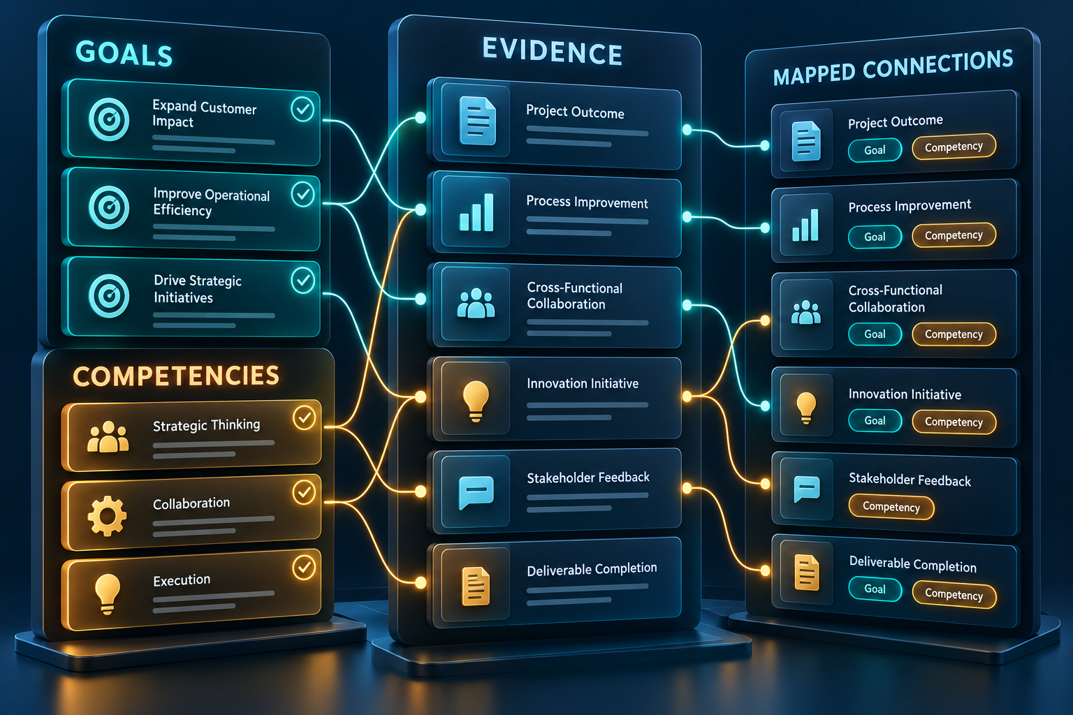 Performance Review Evidence Builder screenshot 2