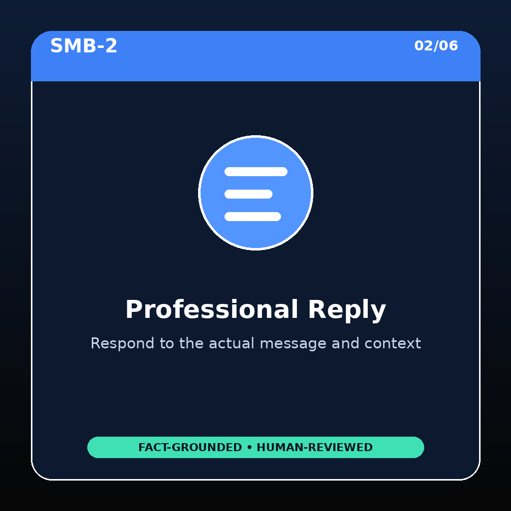 Business Email Response Builder screenshot 2