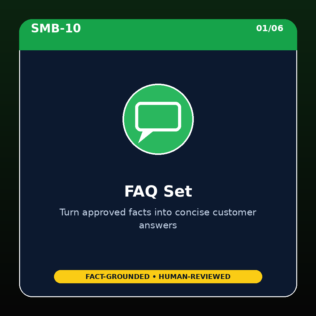 FAQ & Help Center Builder preview