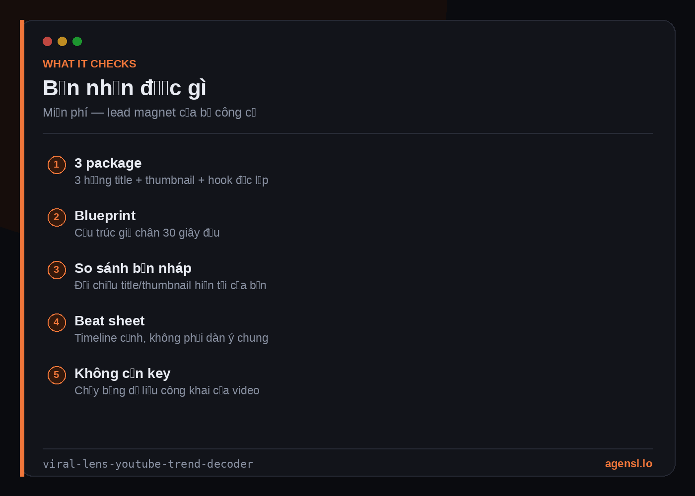 Viral Lens — YouTube Trend Decoder screenshot 2