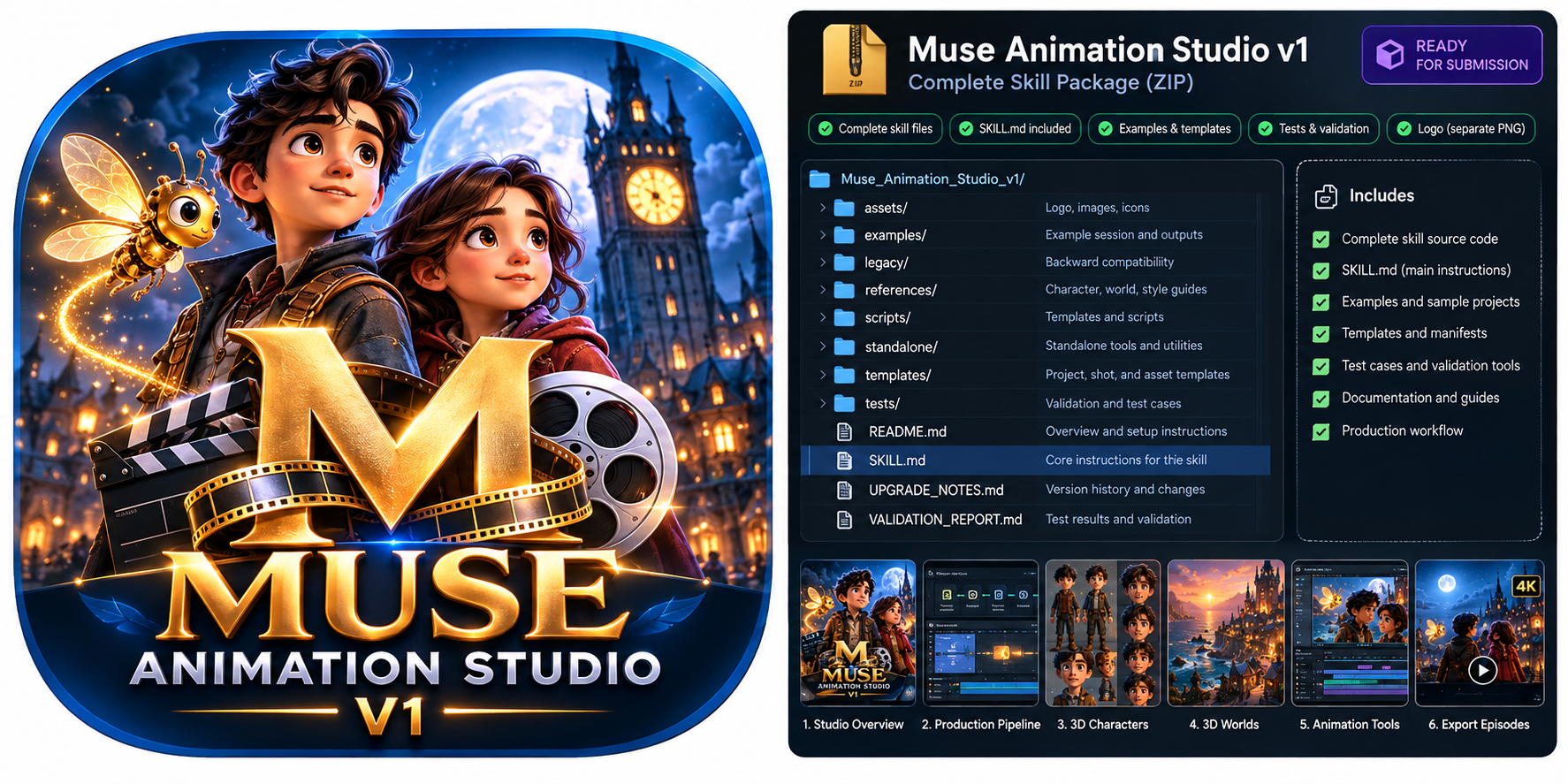 Muse Animation Studio preview