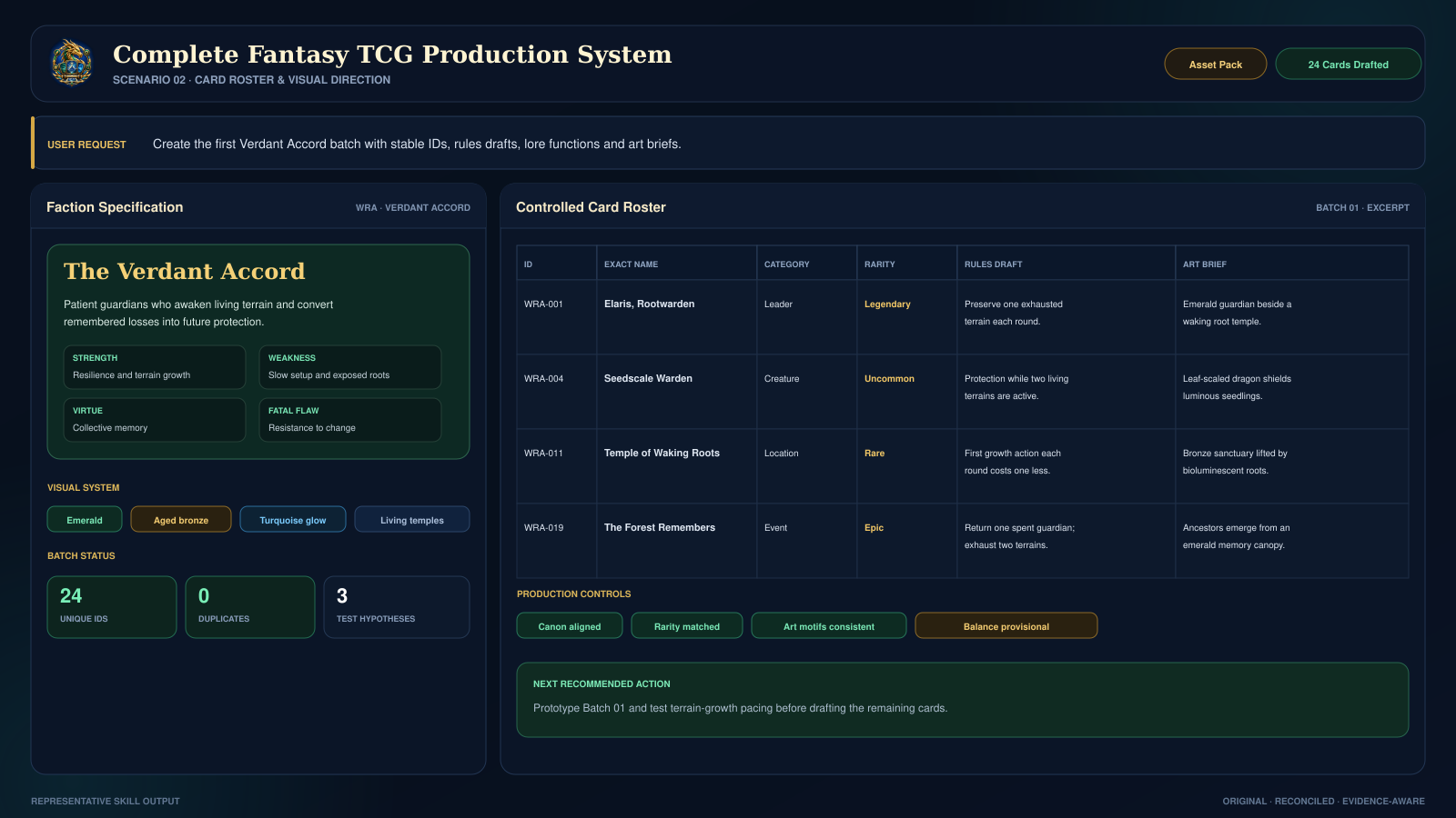 Complete Fantasy TCG Production System screenshot 2