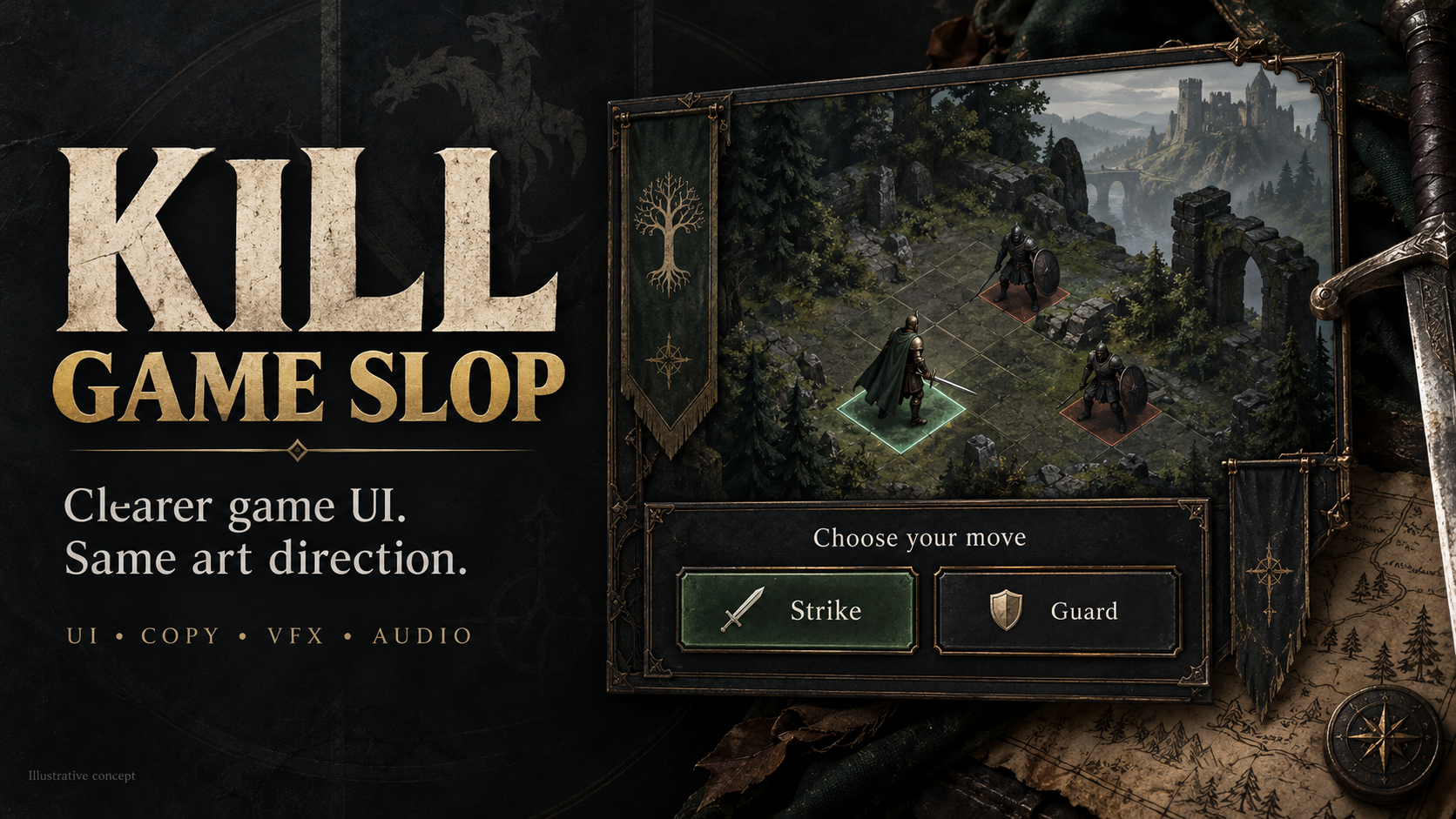 Game UI & UX Cleanup — Kill Game Slop preview