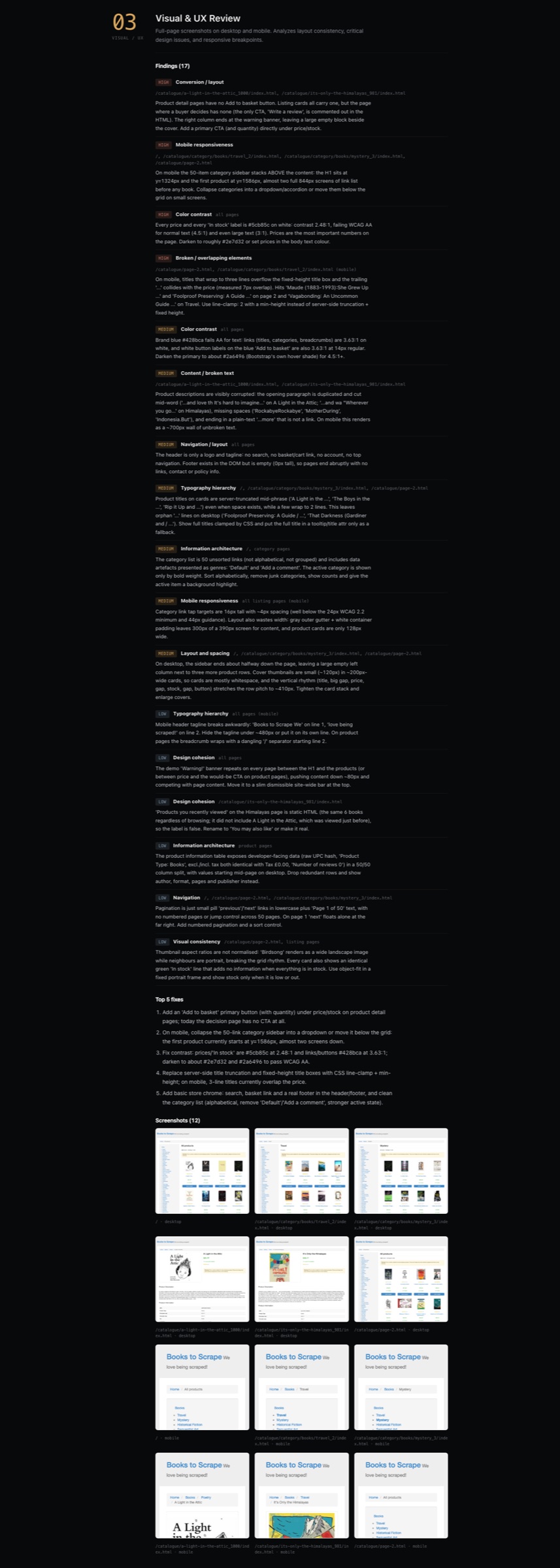 KeurSmid: 8-Agent Website QA Audit screenshot 4