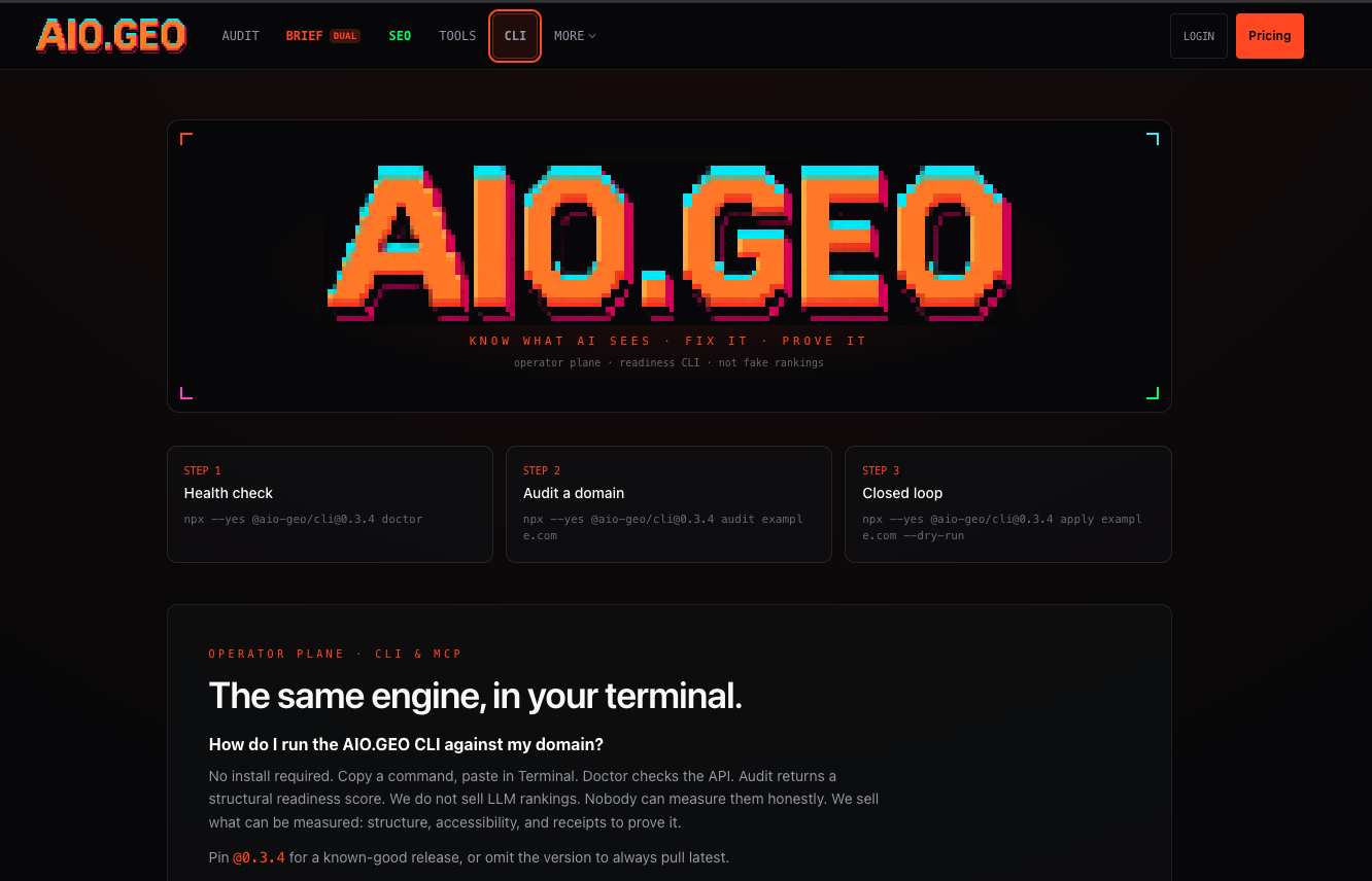 AIO.GEO Operator screenshot 5