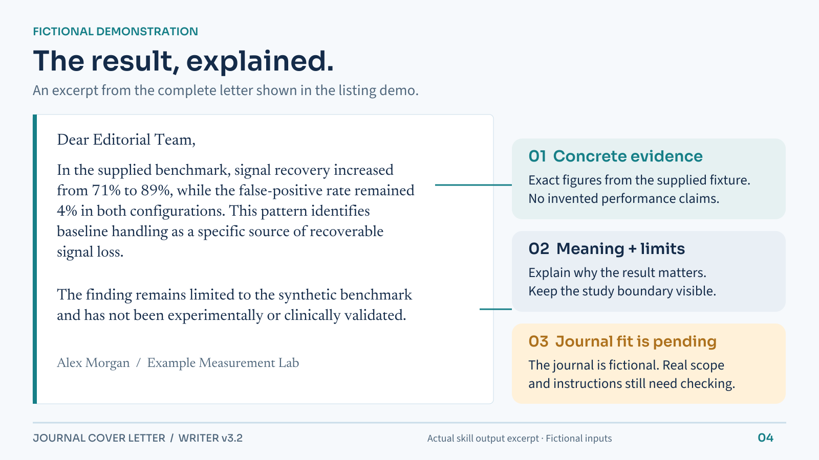 Journal Cover Letter: Research, Review & Bibliometrics screenshot 4
