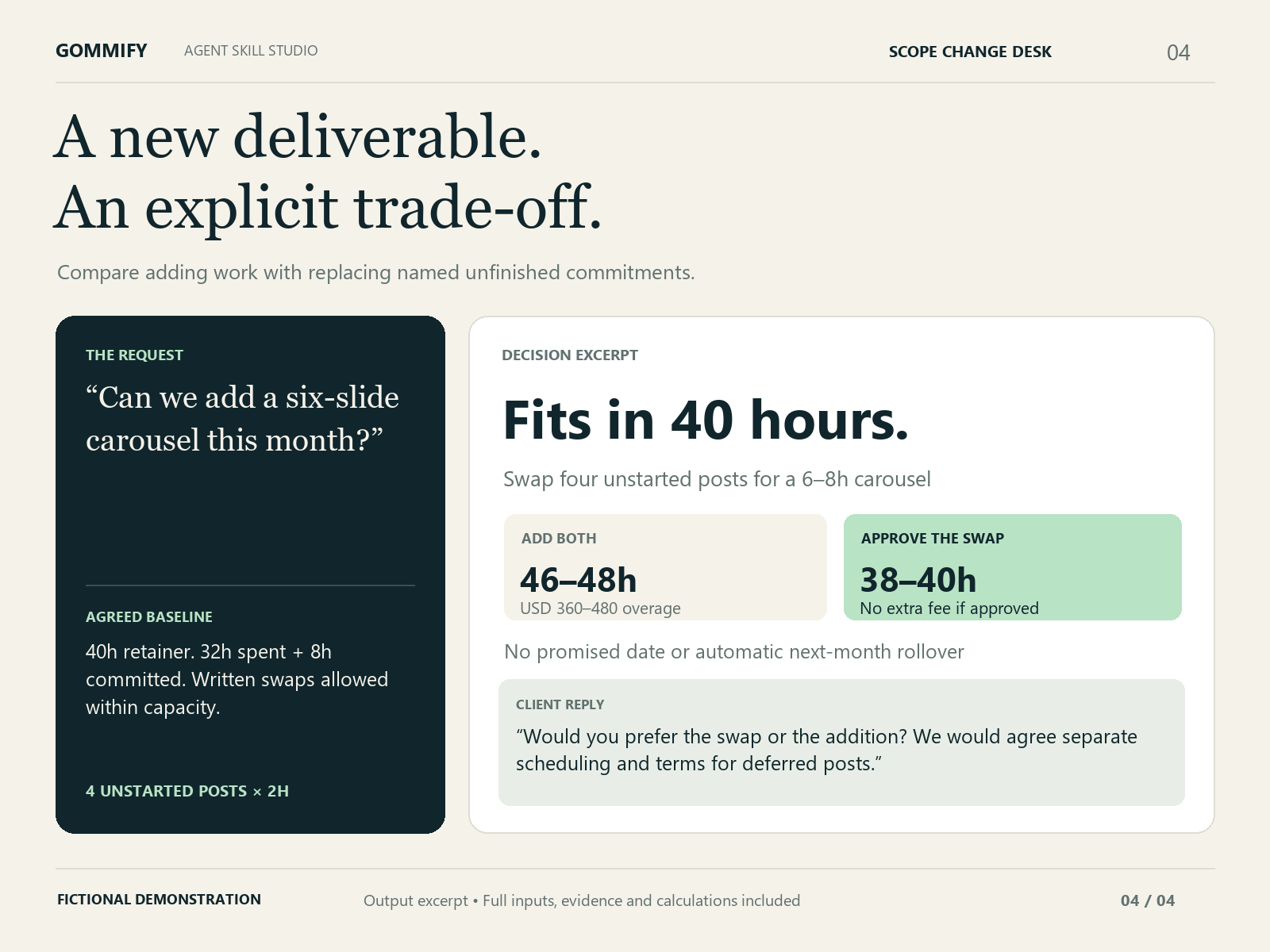 Scope Change Desk screenshot 4